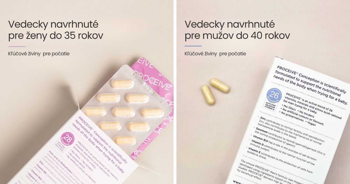 Podpora plodnosti pre pary - Proceive Dual Pack_4